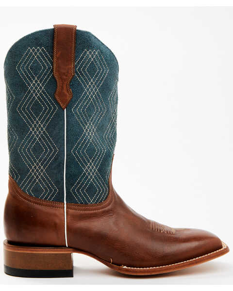 Image #2 - Cody James Men's Shasta Western Boots - Broad Square Toe, Blue, hi-res
