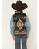 Image #4 -  Cody James Boys' Oil Slick Southwestern Print Vest, Dark Brown, hi-res