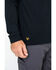 Hawx Men's Pocket Henley Long Sleeve Work Shirt , Black, hi-res