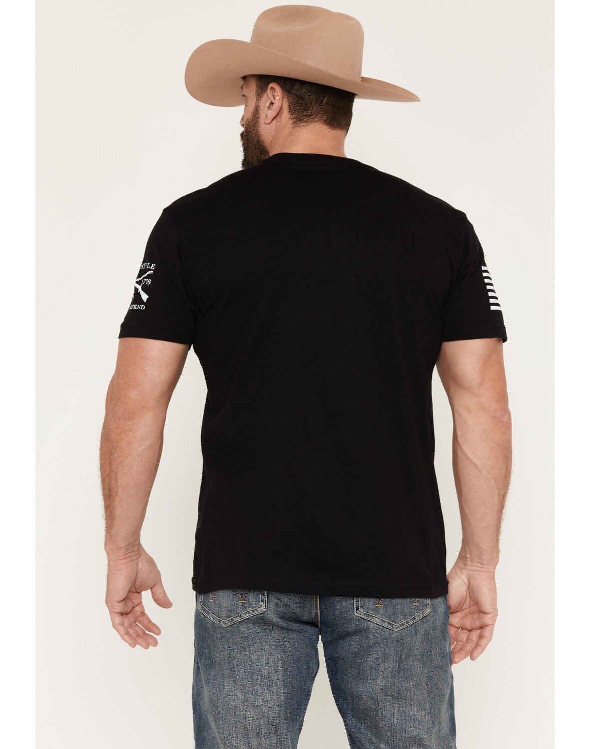 Image #4 - Grunt Style Men's American Acid Short Sleeve Graphic T-Shirt - Big, Black, hi-res