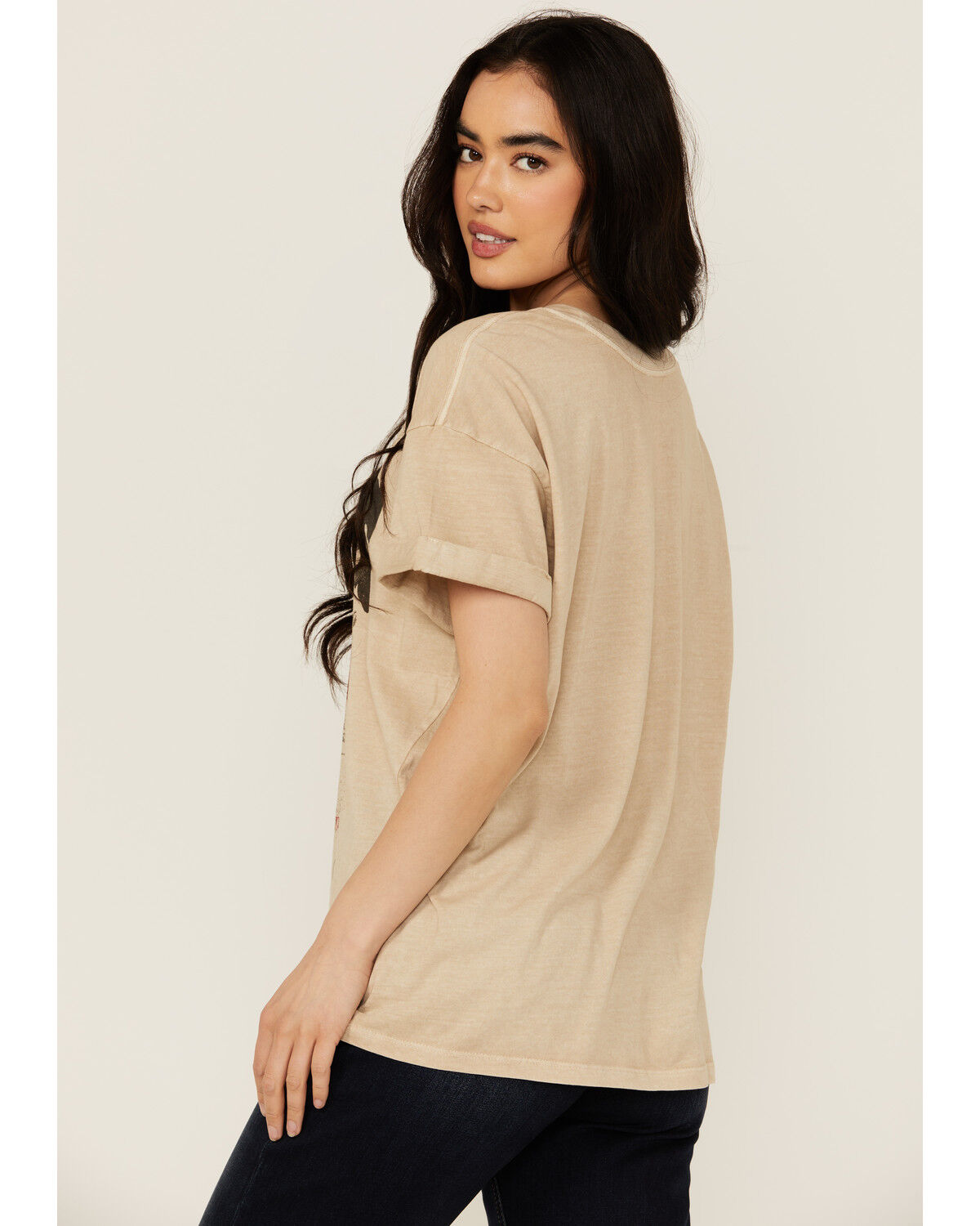 Image #4 - Girl Dangerous Women's Rodeo Short Sleeve Graphic Tee, Sand, hi-res