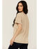 Image #4 - Girl Dangerous Women's Rodeo Short Sleeve Graphic Tee, Sand, hi-res