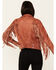 Image #4 - Mauritius Leather Women's Zoe RF Fringe Sleeve Leather Moto Jacket, , hi-res