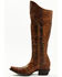 Image #2 - Idyllwind Women's Straight Up Orix Goat Studded Leather Tall Western Boots - Snip Toe, Brown, hi-res