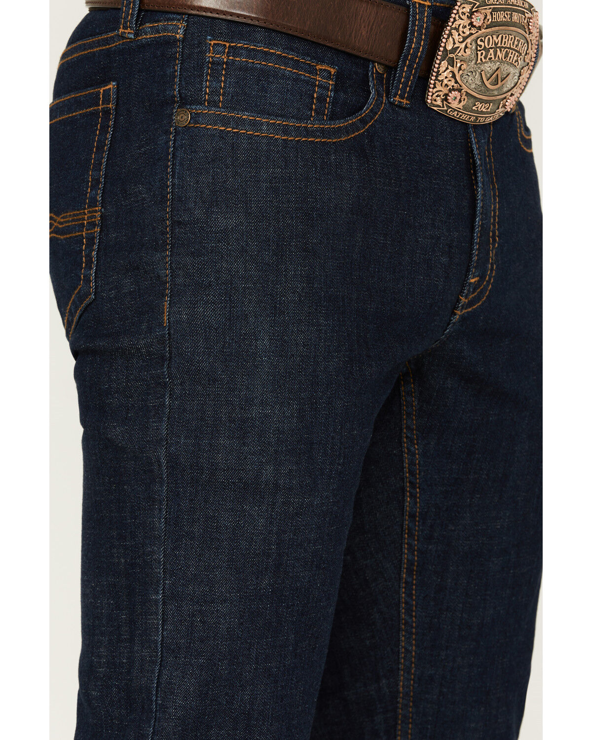 Image #2 - Cody James Men's Jackson Slim Straight Stretch Denim Jeans, Dark Wash, hi-res