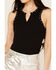 Image #3 - Miss Me Women's Rhinestone Tank Top, Black, hi-res