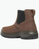 Image #3 - Danner Men's 6" Ground Control Chelsea Work Boots - Steel Toe, Brown, hi-res