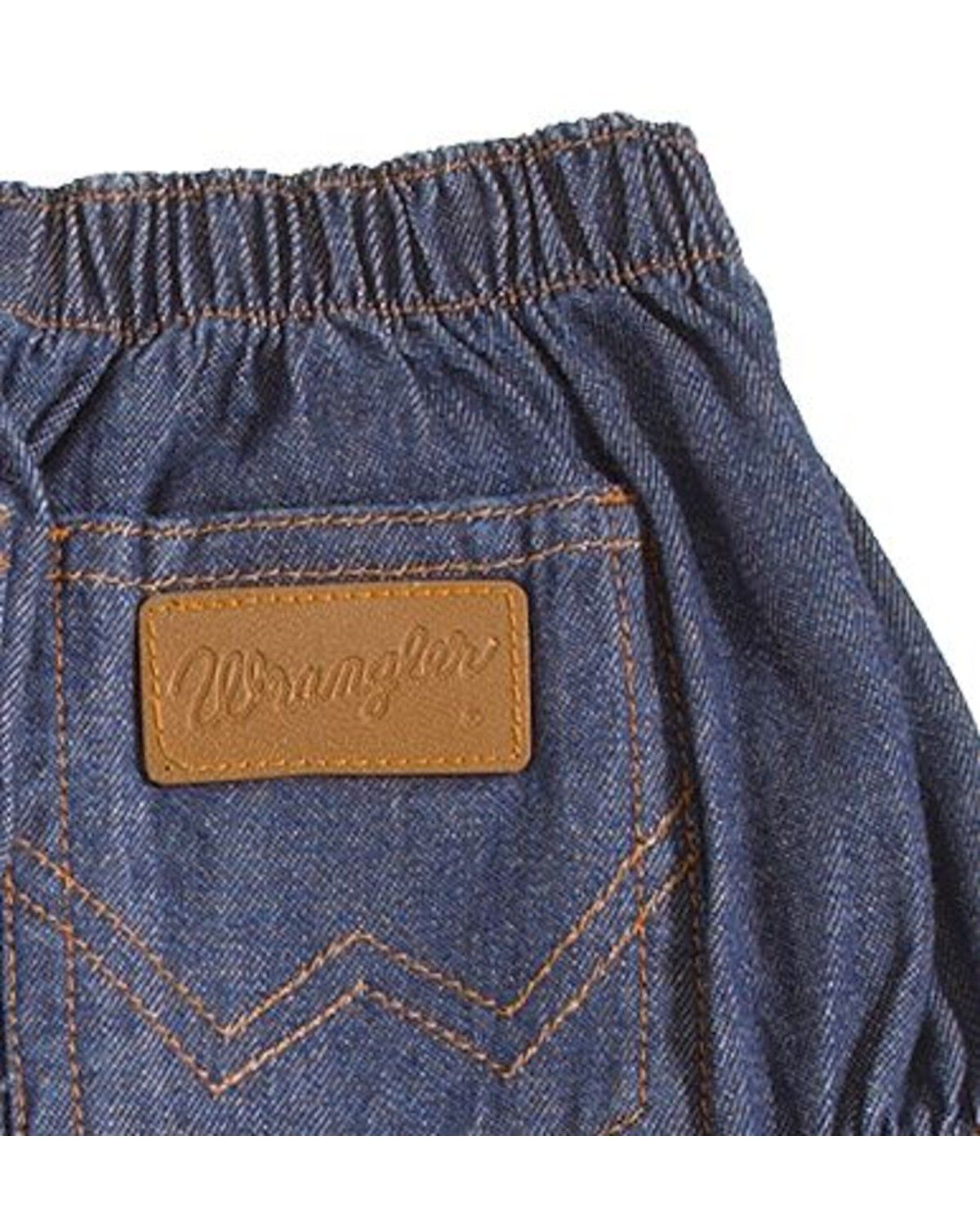 Image #3 - Wrangler Infant Girls' Diaper Cover, Indigo, hi-res