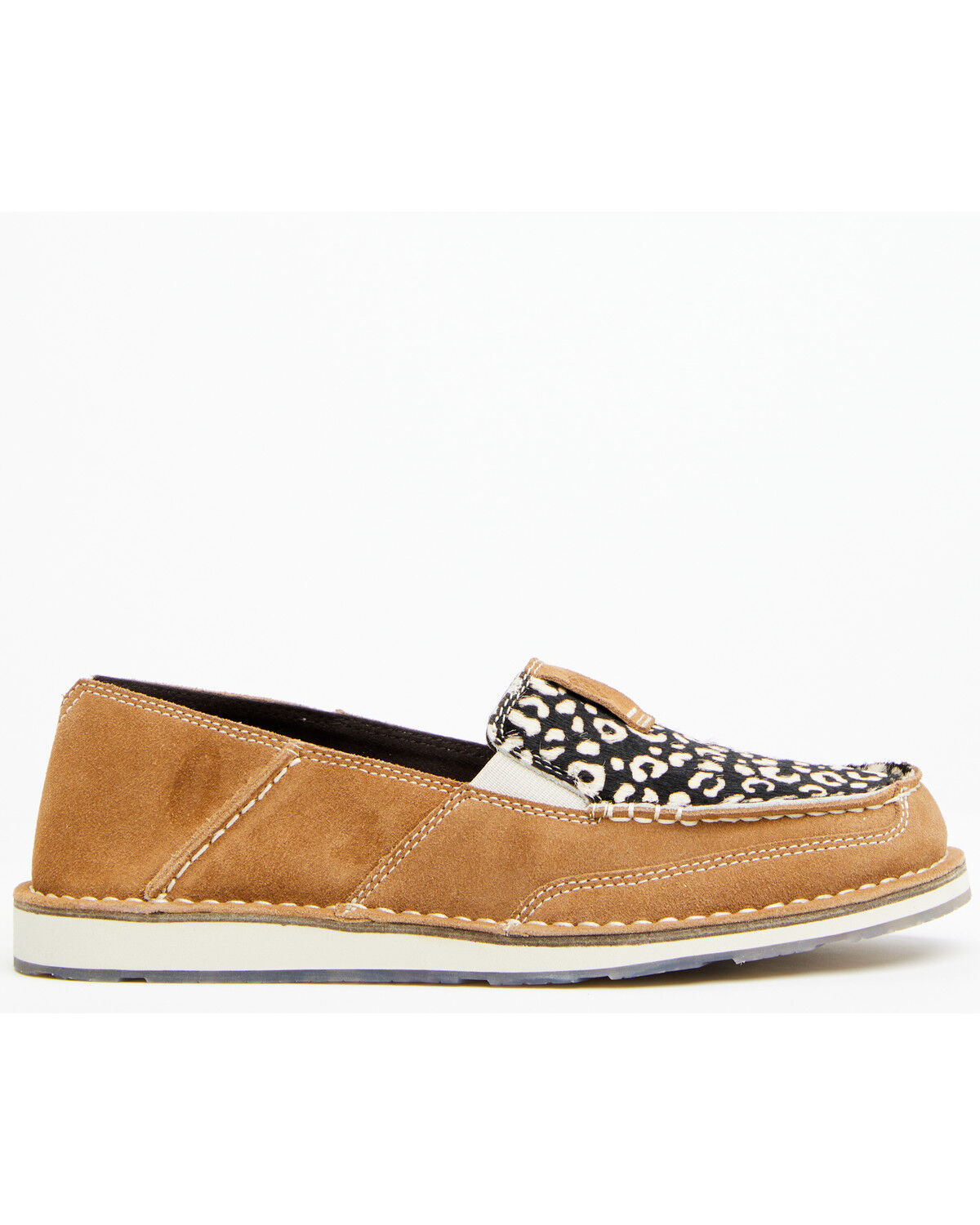 Image #2 - Ariat Women's Cheetah Print Cruiser Shoes - Moc Toe, Brown, hi-res