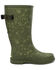 Image #2 - Western Chief Women's Flowered Medley Tall Rain Boots - Round Toe, Green, hi-res