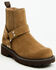 Image #1 - Ariat Women's Fatbaby Harness Suede Chelsea Boots - Round Toe, Tan, hi-res