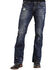 Stetson Rock Fit X Stitched Jeans - Big & Tall, Dark Stone, hi-res