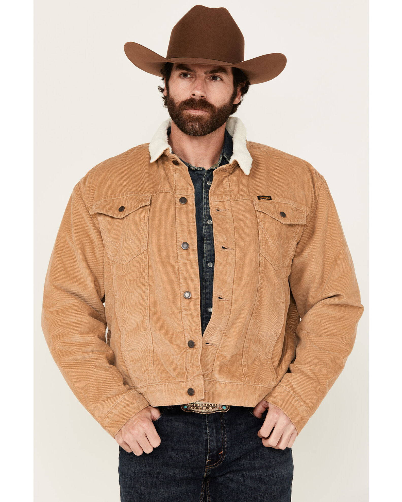 Wrangler Men s Sherpa Lined Corduroy Jacket Country Outfitter