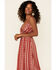 Image #1 - Angie Women's Floral Stripe Maxi Dress, , hi-res