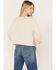 Image #4 - Wild Moss Women's Crochet Front Knit Top, Ivory, hi-res