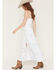 Image #2 - Wrangler Retro Women's Horse Print Front Slim Maxi Dress, White, hi-res