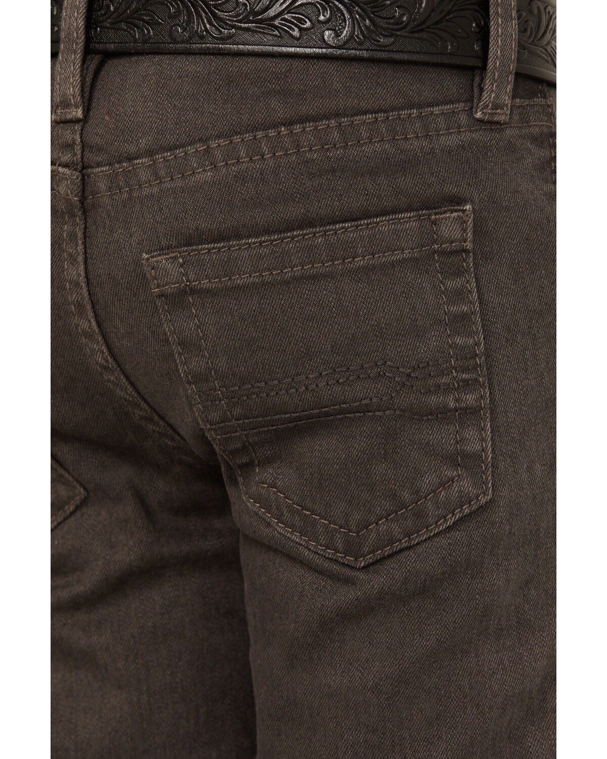Image #4 - Cody James Little Boys' Appaloosa Slim Straight Stretch Jeans, Charcoal, hi-res