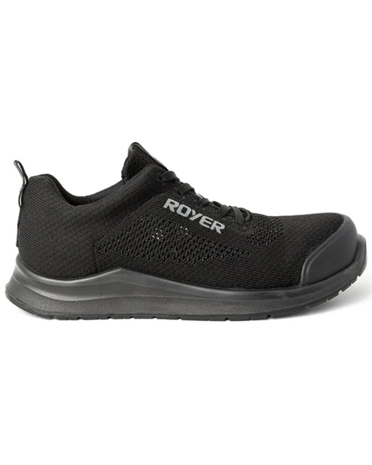 Image #2 - ROYER Men's Rush Work Shoes - Aluminum Toe, Black, hi-res