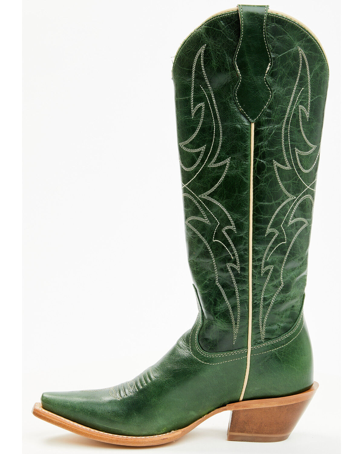 Image #3 - Idyllwind Women's Dallas Alice Tall Western Boots - Snip Toe, Green, hi-res