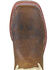 Smoky Mountain Boys' Scout Western Boots - Square Toe, Cream/brown, hi-res
