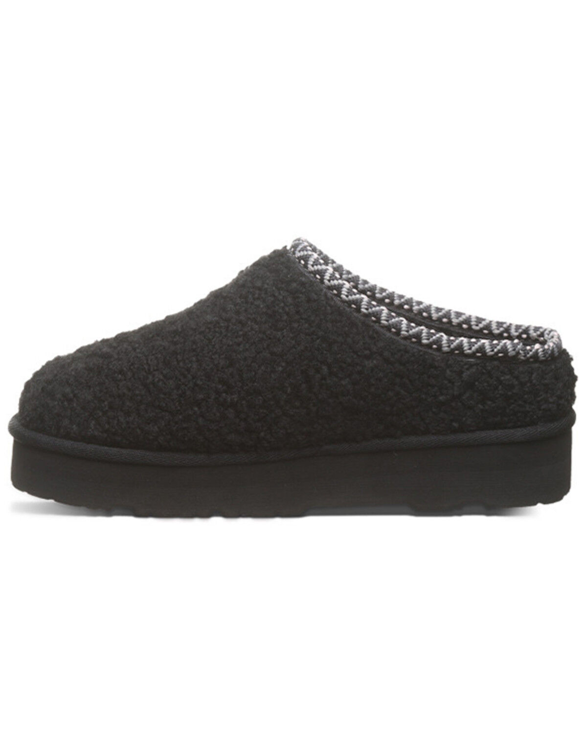 Image #3 - Bearpaw Women's Snuggle Martis Slippers, Black, hi-res