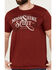 Image #3 - Moonshine Spirit Men's Authentic Short Sleeve Graphic T-Shirt, Burgundy, hi-res