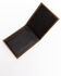 Cody James Men's Hair On Praying Cowboy Bi-Fold Leather Wallet , Brown, hi-res