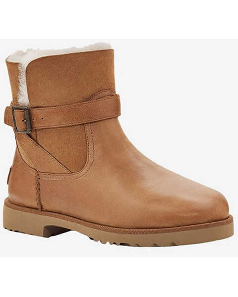 UGG Women's Romely Buckle Boots - Round Toe, Chestnut, hi-res