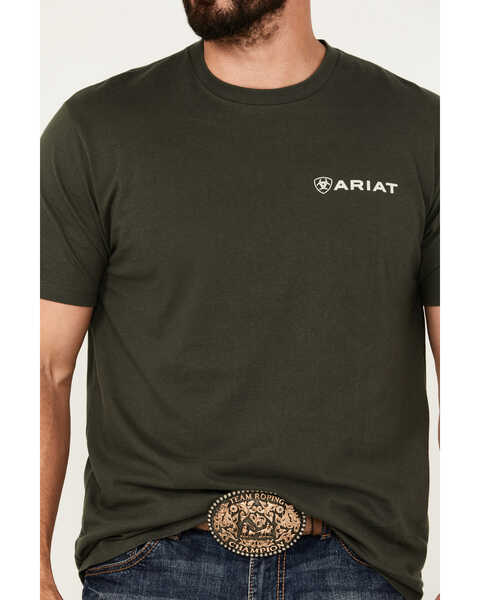 Image #3 - Ariat Men's Camo Ring Logo Short Sleeve Graphic T-Shirt , , hi-res