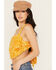 Image #2 - Free People Women's All Tied Up Top, Yellow, hi-res