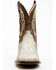 Image #4 - Dan Post Men's Brutus Exotic Python Western Performance Boots - Broad Square Toe, Natural, hi-res