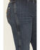 Image #2 - Wrangler X Lainey Wilson Girls' Dark Wash Bell Bottom Flare Stretch Denim Jeans, Blue, hi-res