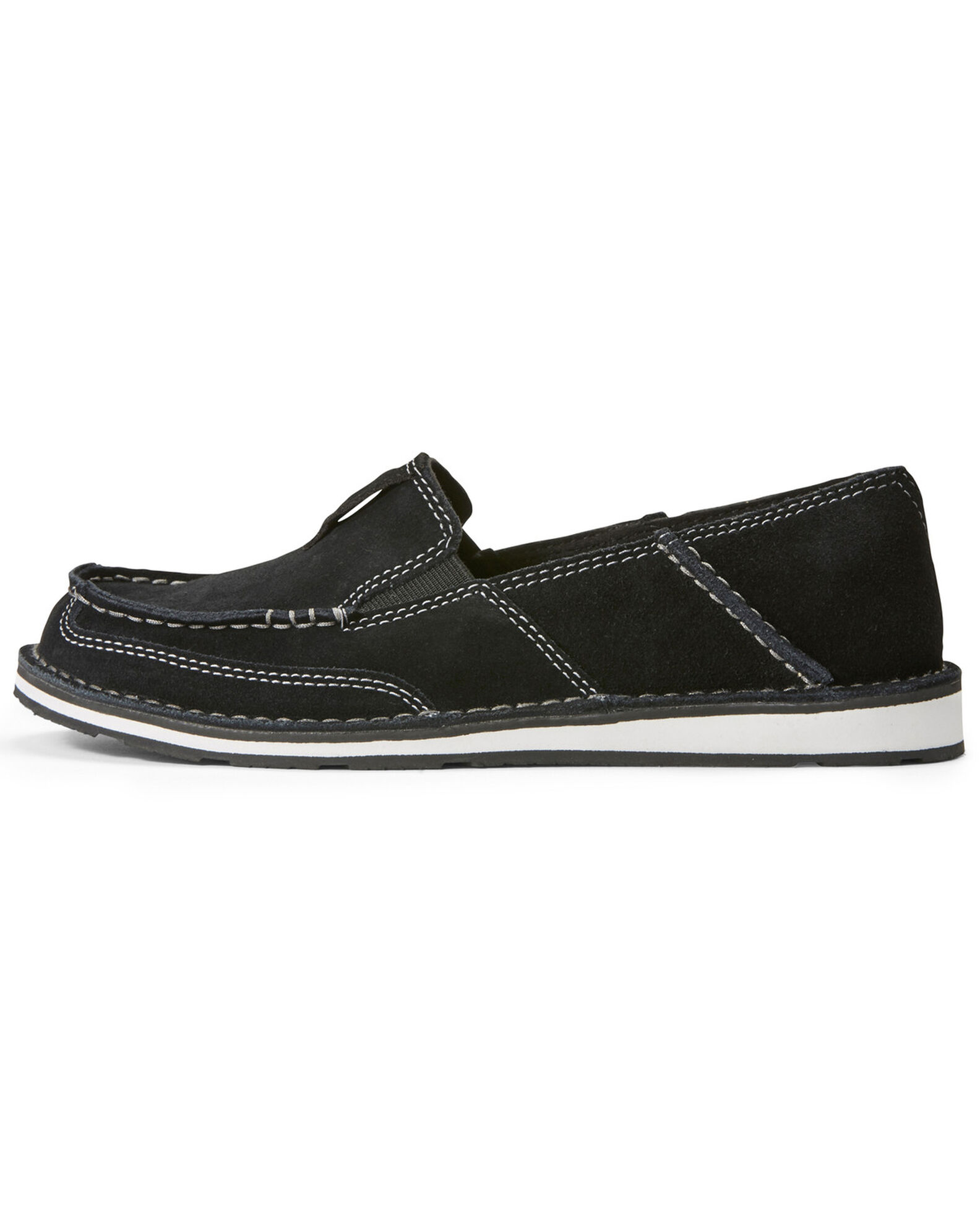 Image #2 - Ariat Women's Suede Cruiser Slip-On Shoes - Moc Toe, , hi-res