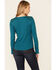 Image #4 - Idyllwind Women's Don't Mesh With Me Henley Top , Blue, hi-res
