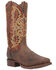 Image #1 - Dan Post Men's Bullhead Crackle Western Performance Boots - Broad Square Toe, Rust Copper, hi-res