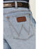 Image #4 - Wrangler Retro Men's Woodmere Light Wash Slim Bootcut Stretch Denim Jeans, Light Wash, hi-res