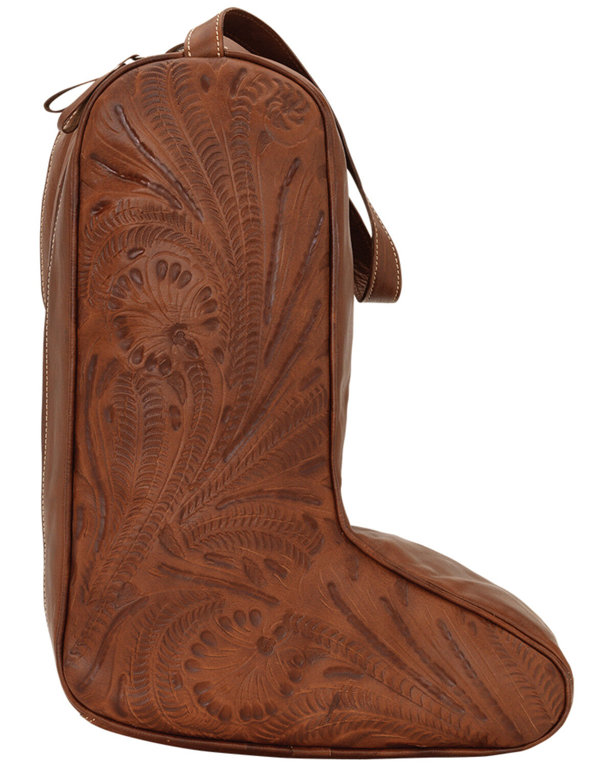 Image #3 - American West Zip-Around Antique Tan Leather Boot Bag, Antique Tan, hi-res