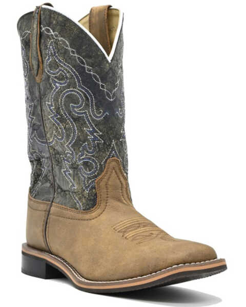 Smoky Mountain Women's Odessa Western Boots - Broad Square Toe , Brown, hi-res