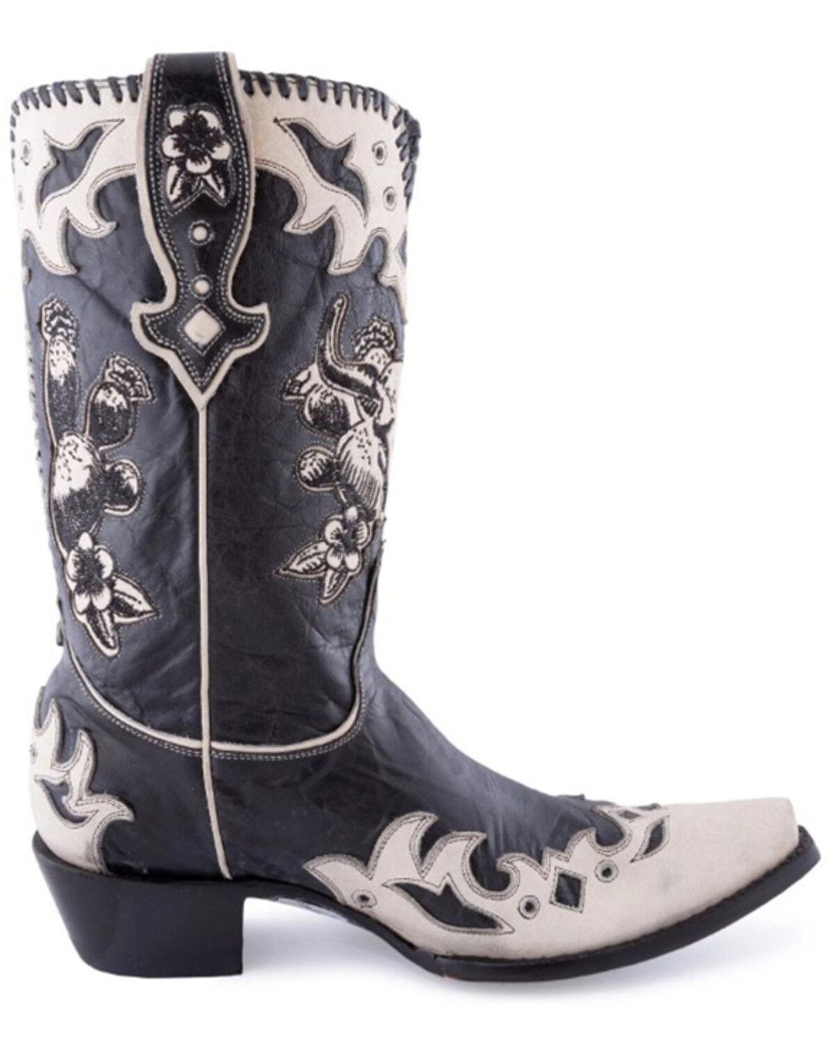 Image #2 - Double D Ranch Women's Dead or Alive Western Boots - Snip Toe, Black, hi-res