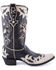 Image #2 - Double D Ranch Women's Dead or Alive Western Boots - Snip Toe, Black, hi-res
