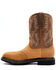 Image #4 - Ariat Men's Sierra Saddle Work Boots - Steel Toe, Aged Bark, hi-res