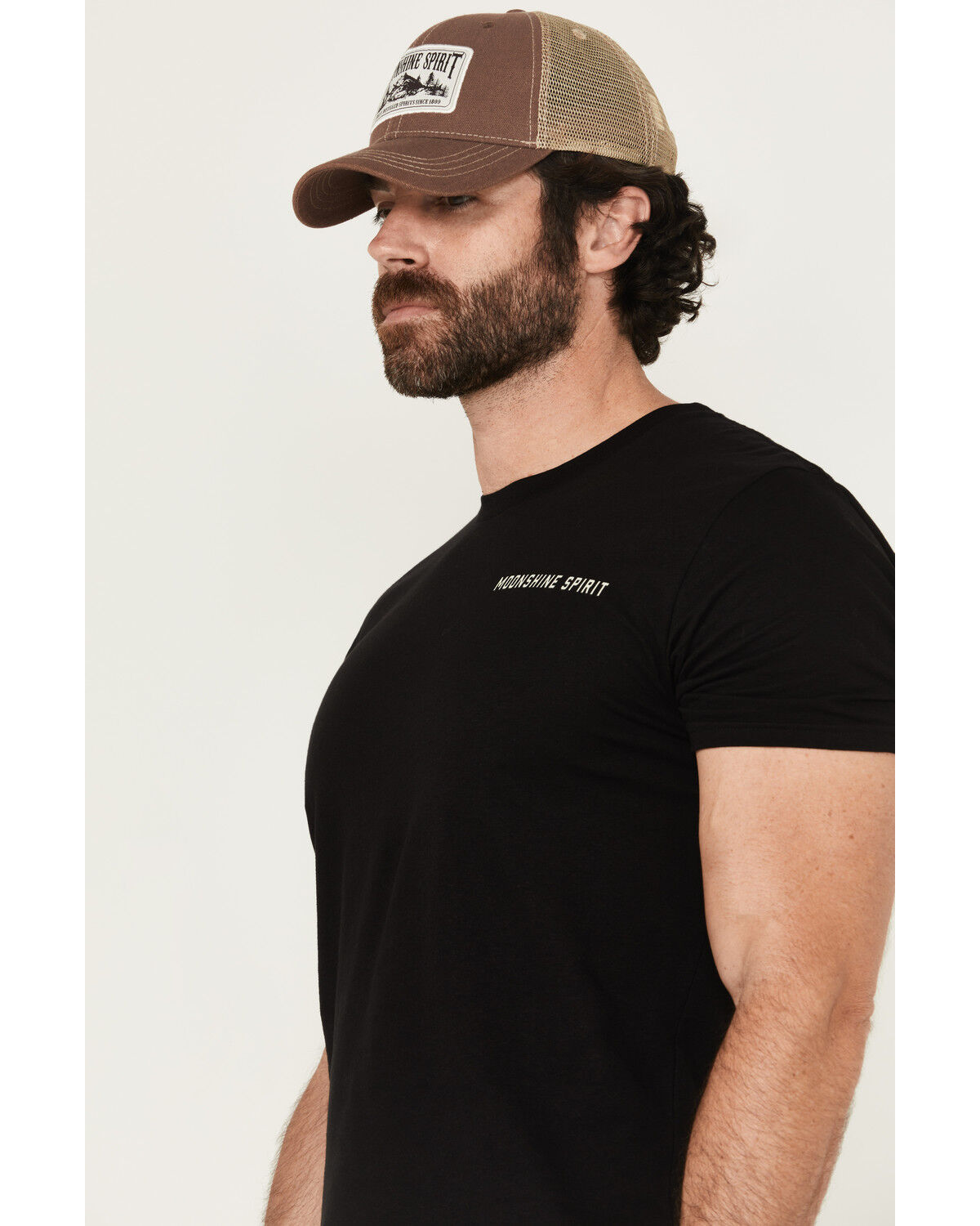 Image #3 - Moonshine Spirit Men's Crossroads Short Sleeve Graphic T-Shirt, Black, hi-res