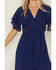 Image #3 - Shyanne Women's Lace Inset High-Low Maxi Dress, Blue, hi-res
