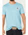 Image #3 - Panhandle Slim Men's Keepin' It Western Short Sleeve Graphic T-Shirt, Turquoise, hi-res