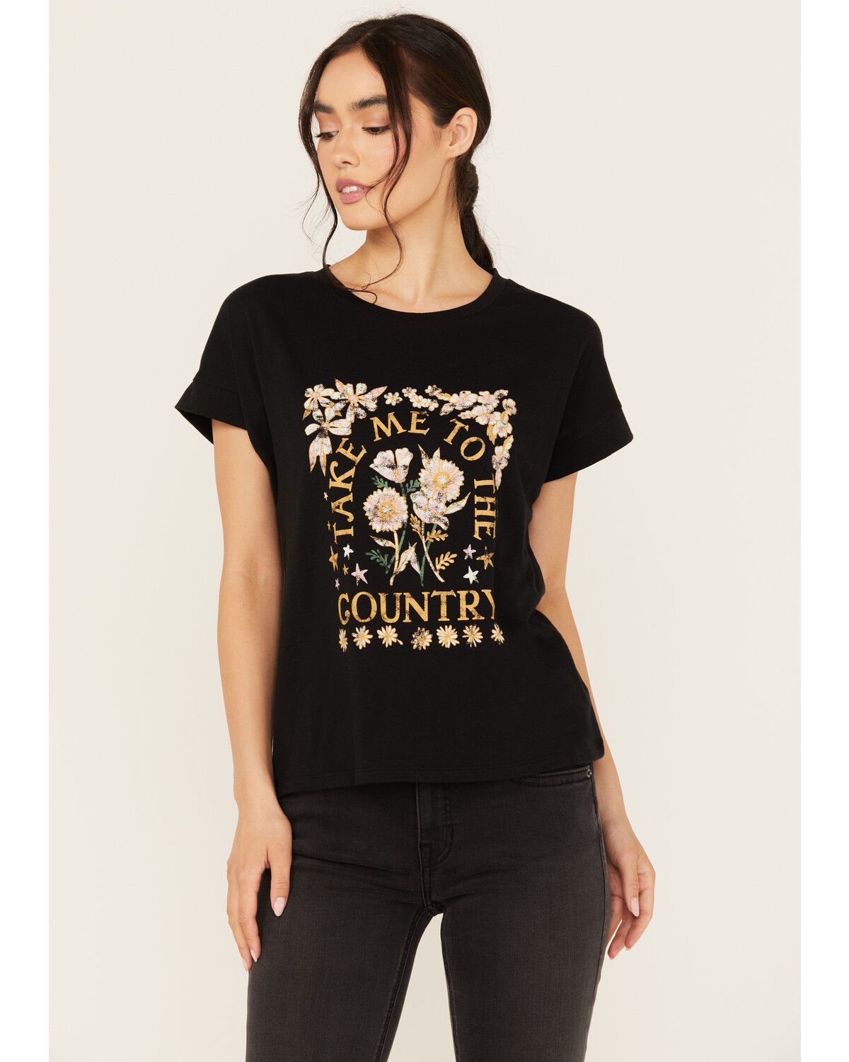 Image #1 - White Crow Women's Take Me To The Country Short Sleeve Graphic, , hi-res