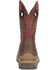 Image #5 - Double H Men's 11" Brock Western Work Boots - Composite Toe, Red, hi-res