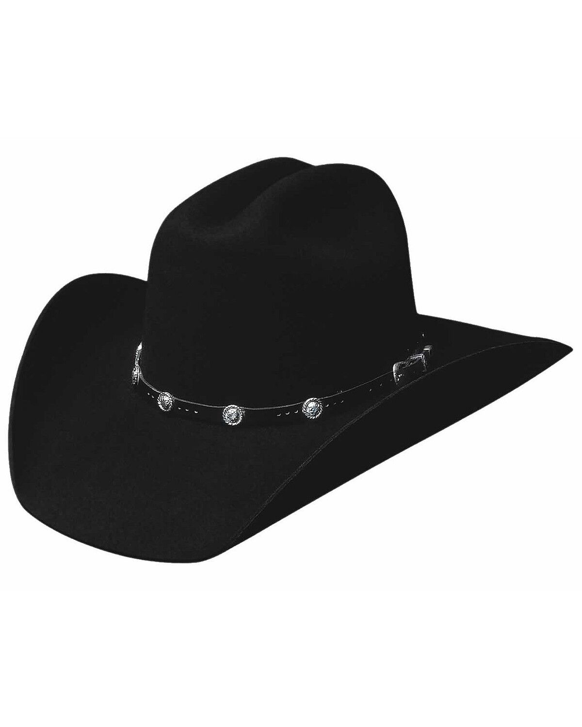 Image #1 - Bullhide Congress 4X Premium Wool Felt Cowboy Hat, Black, hi-res