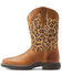 Image #2 - Ariat Women's Anthem Savanna Western Performance Boots - Broad Square Toe, Brown, hi-res