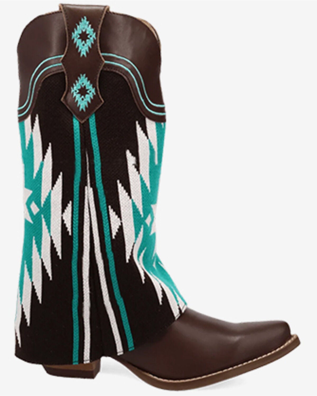 Image #2 - Dingo Women's Mystic Mesa Western Boots - Snip Toe, Brown, hi-res