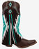 Image #2 - Dingo Women's Mystic Mesa Western Boots - Snip Toe, Brown, hi-res